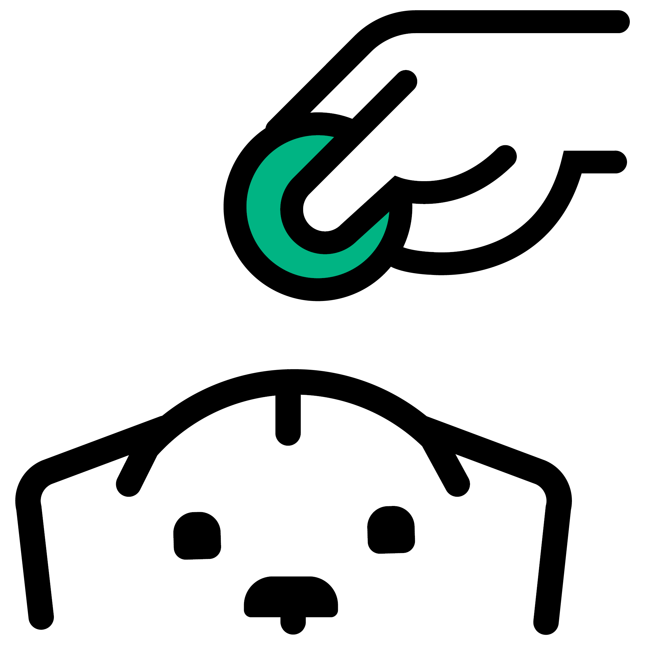 collection dog with coin being dropped in