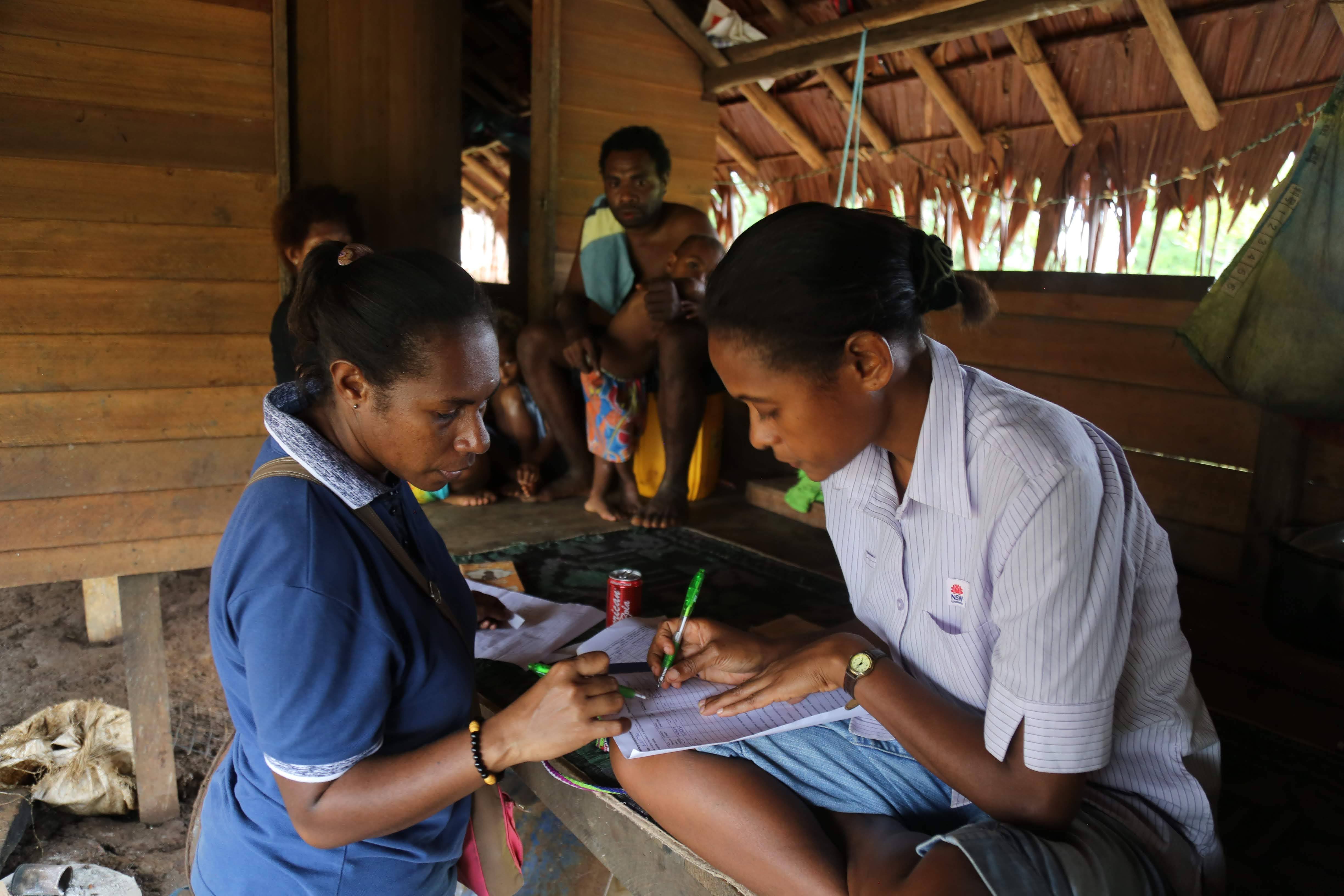 Team from FEiA conducting a medical home visit