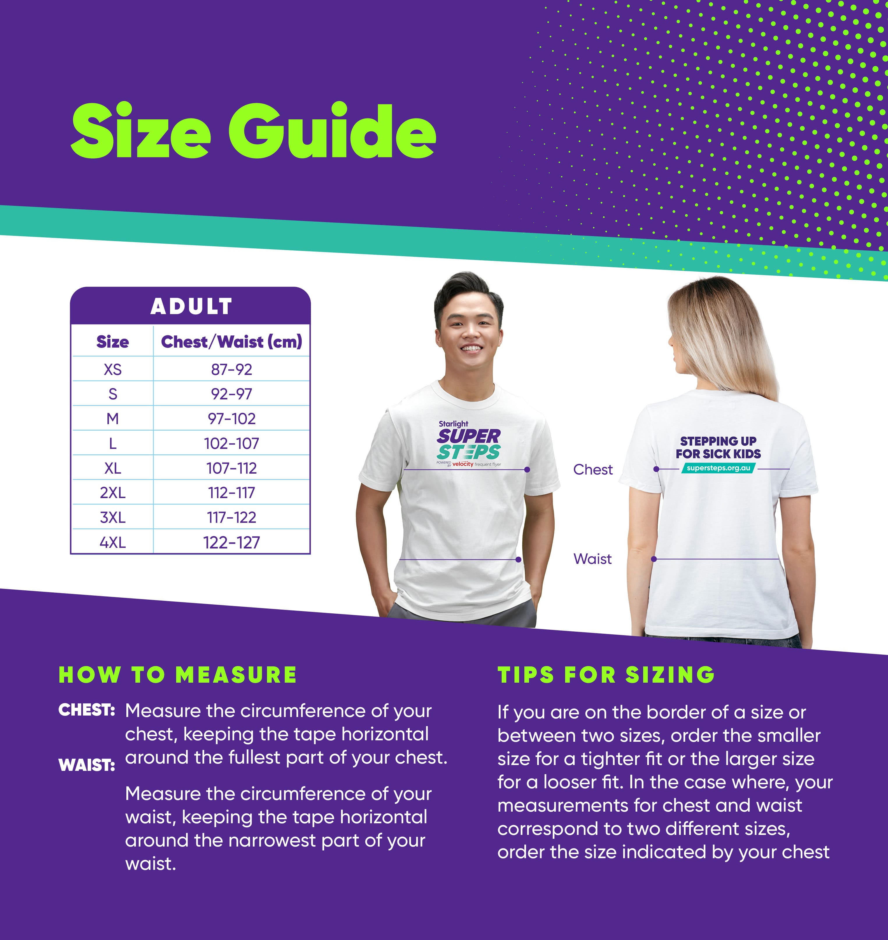 sizing guide