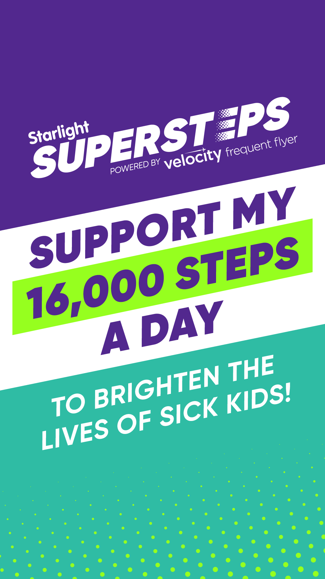 INSTA Story 16000 Steps