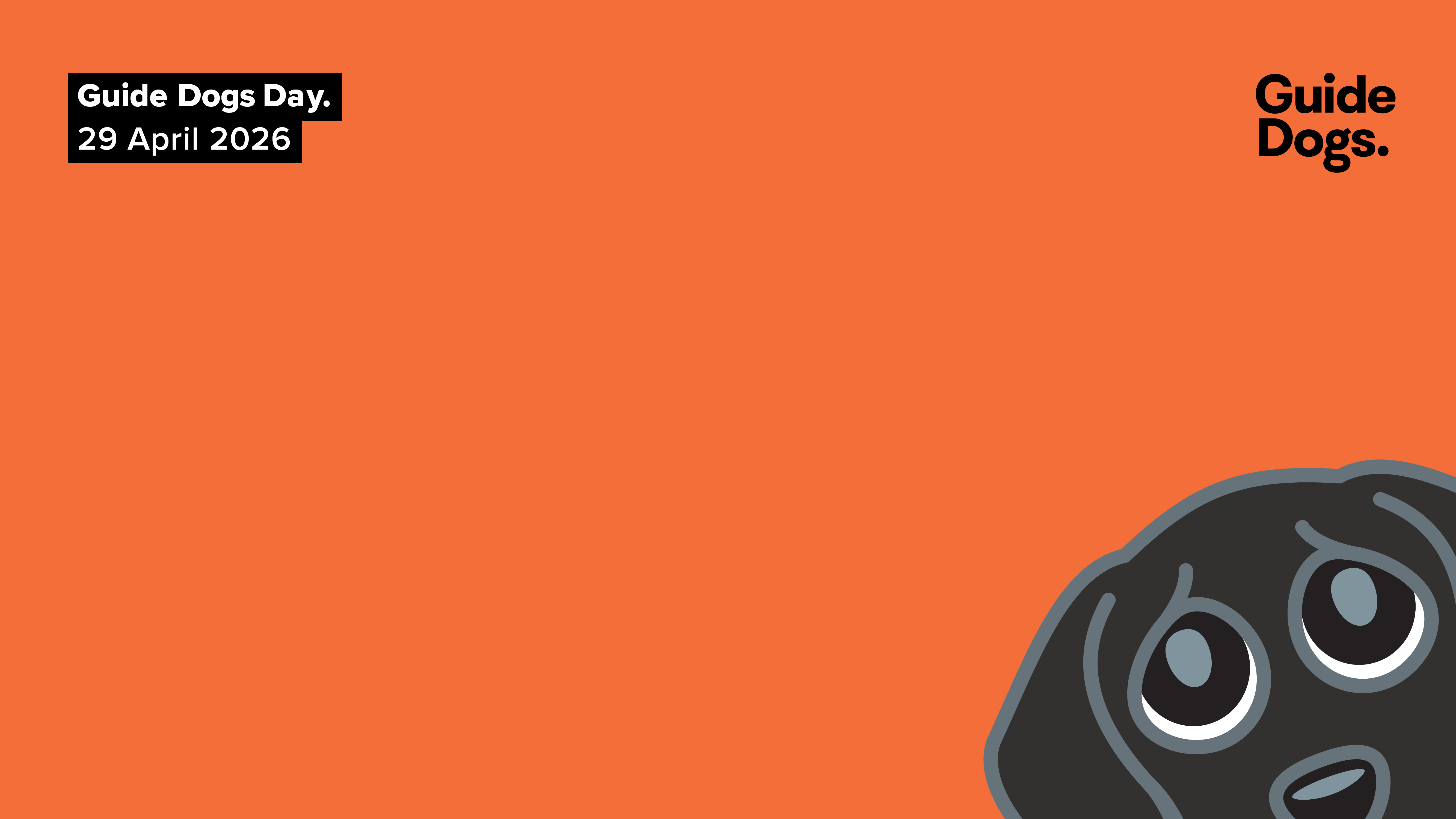 Virtual Meeting Background - orange