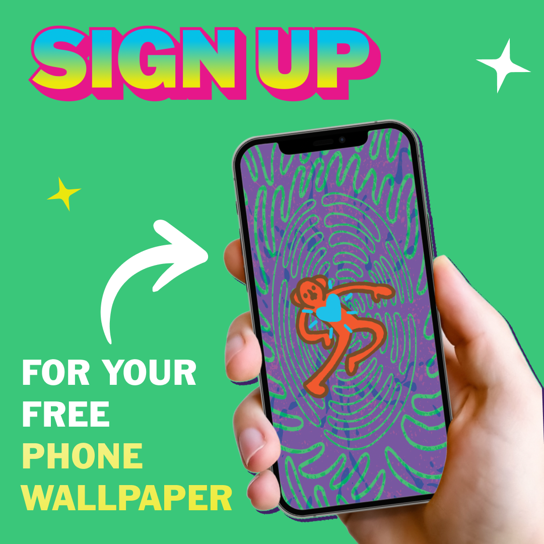 'Sign up for your free phone wallpaper by ENOKi