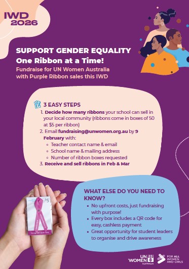 Ribbon Fundraiser Flyer