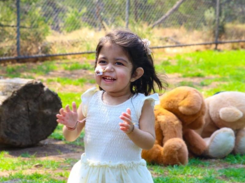 Aru on a family day out