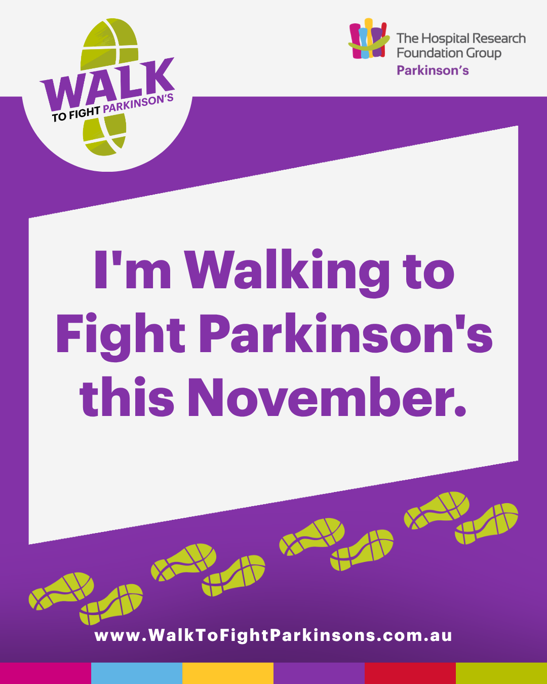 Social Post 3 - I'm Walking To Fight Parkinson's
